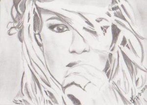 Drawing of Britney Spears